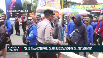 Polisi Amankan Sejumlah Pemuda Mabuk Saat Gerak Jalan Tajemtra