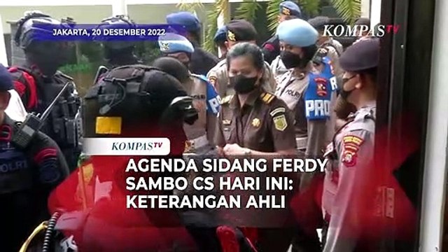 Para Terdakwa Sudah Hadir, Berikut Agenda Sidang Ferdy Sambo Cs Hari Ini