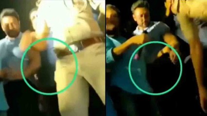 Kannada Actor Darshan को अपने एक बयान की वजह से इवेंट के दौरान पड़ी चप्पलें, Viral हुआ Video