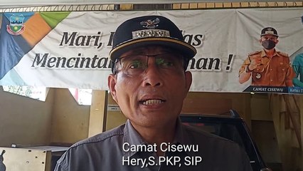 Keterangan Camat Cisewu Ada 5 Warga Yg Mendapat Bantuan Rutilahu Dampak Bencana Hidrometerologi