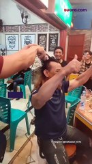 Timnas Prancis Kalah, Pria Berambut Gondrong Tepati Janji Cukur Sampai Botak