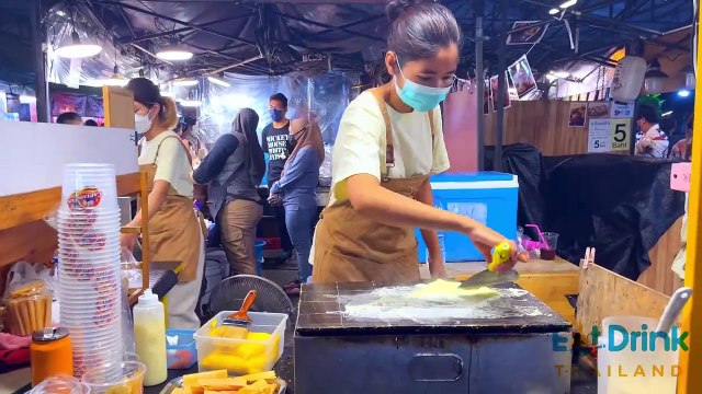 TOP 3 MUST-TRY THAI DESSERTS @ NIGHT MARKET _ Thai Bangkok street food