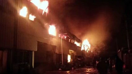 Fierce fire in Burhanpur BT Mill, found under control after 5 hours