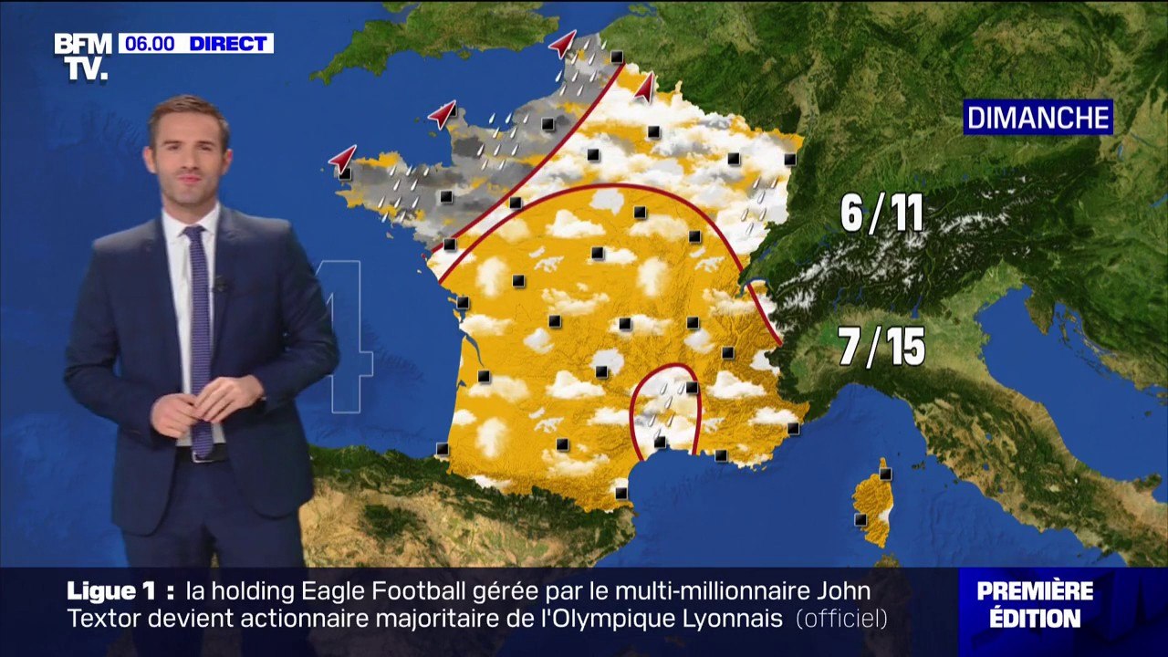 De la pluie sur une bonne partie du pays et des températures toujours douces ce mardi