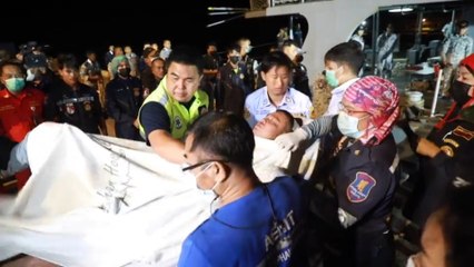 Continúa la búsqueda de desparecidos del barco de la Marina tailandesa hundido