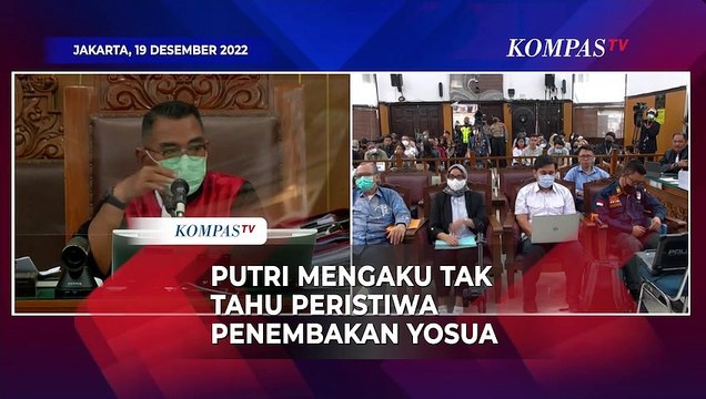 Pengakuan Putri Candrawathi: Saya Tak Tahu Peristiwa Penembakan Yosua