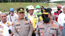 Jelang Ops Lilin Toba 2022 Kapolres Simalungun Dampingi Kunjungan Kapolda Sumut Cek Jalur Alternatif TOL Sinaksak