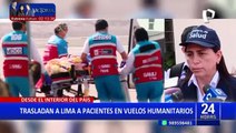 Minsa: llegan pacientes en vuelo humanitario desde Ayacucho