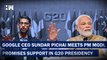 Headlines: Sundar Pichai Meets PM Modi: 'Look Forward To Supporting India's G20 Presidency |