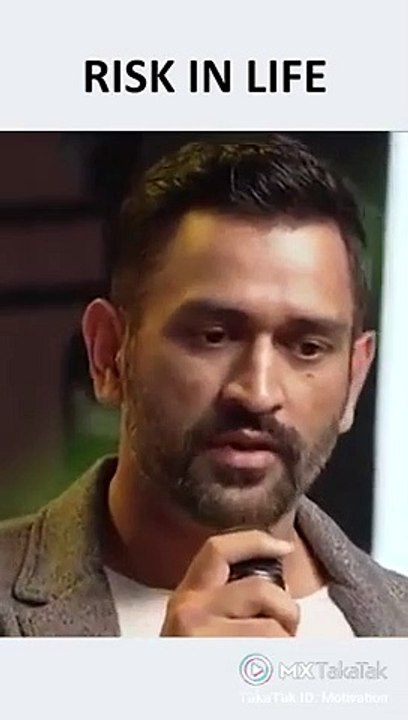 MS Dhoni Best Motivational speech