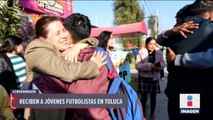 Regresan a México jóvenes futbolistas tras quedar varados en Perú