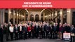 López Obrador se repune con 20 gobernadores en Palacio Nacional
