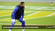 Packers QB Aaron Rodgers on Rams All-Pro DT Aaron Donald