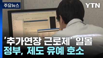 "추가연장근로 일몰연장, 연내 국회 통과 호소" / YTN