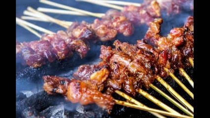 Bakar bakar sate ayam madura