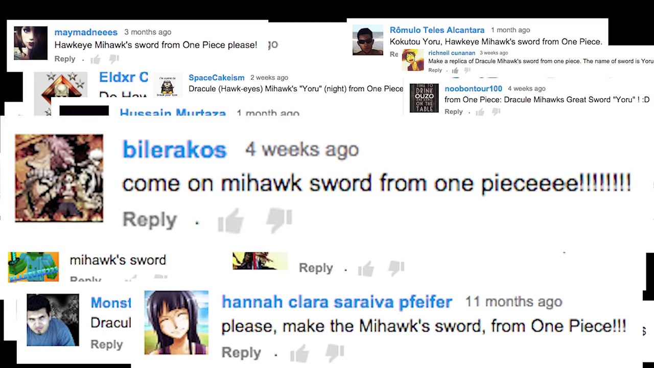 Yoru, Mihawk's Sword (One Piece) - MAN AT ARMS: REFORGED on Make a GIF