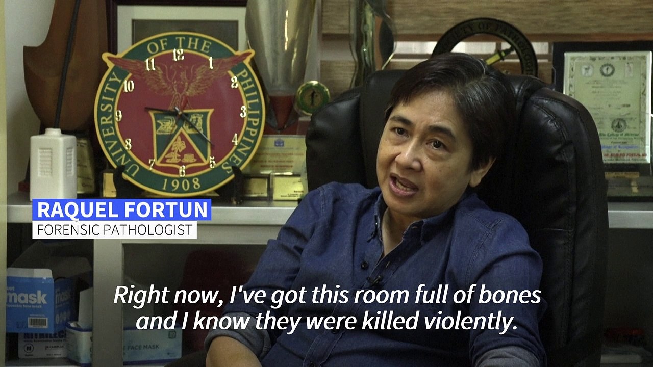 Philippine corpse-whisperer seeks justice for drug war victims