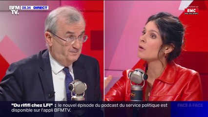 "La France devrait probablement échapper à la récession", selon François Villeroy de Galhau, gouverneur de la Banque de France
