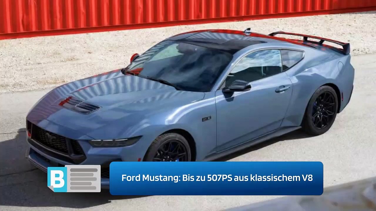 Ford Mustang: Bis zu 507PS aus klassischem V8