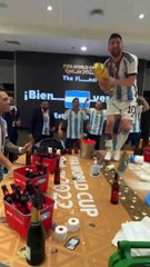 Argentina Celebrations!!!  The party continues for Argentina and Messi  Credit nicolasotamendi