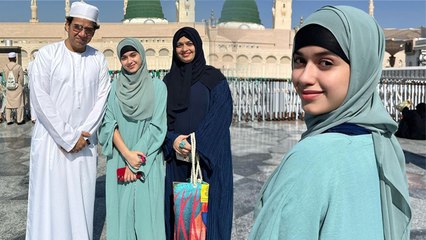 Jannat Zubair With Family Mecca Madina Video Viral, हिजाब में लगी बला की खूबसूरत | *Entertainment
