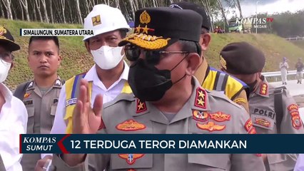 Tim Densus Anti Teror Amankan 12 Terduga Pelaku Teror di Sumut