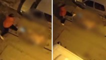 Esenler'de bir kadın, 18 yaşındaki oğluna içki içirip tecavüz etmekle suçladığı adamı çırılçıplak soyarak sokak ortasında dövdü