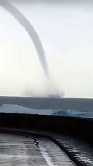 tromba de água nas Flores