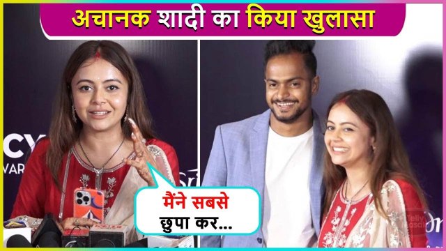 Devoleena Bhattacharjee First Public Appearance After Marriage Husband Shanawaz Gets Shy