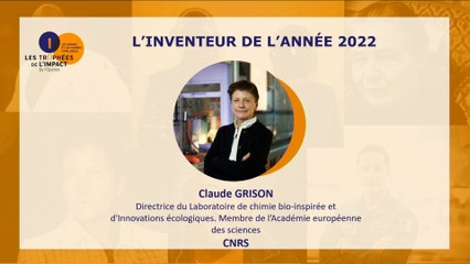 Trophées de l'Impact 2022: Claude Grison (CNRS) remporte le prix de l'inventrice de l'année