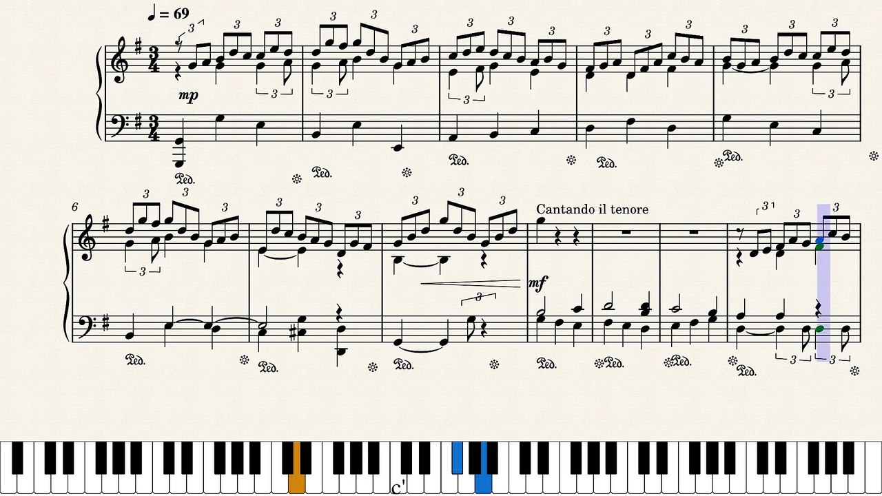 Jesu, Joy of Man's Desiring - J.S. Bach from Cantata 147 (Easy piano solo arr. sheet music)