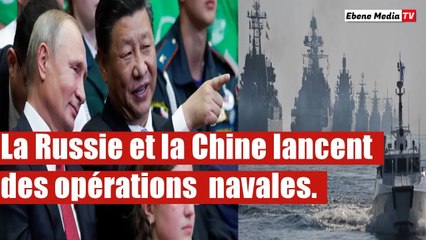 Des navires de guerre chinoise et russe envahissent la pacifique.