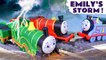 Thomas and Friends EMILY helps the All Engines Go Toy Trains In The Storm Cartoon