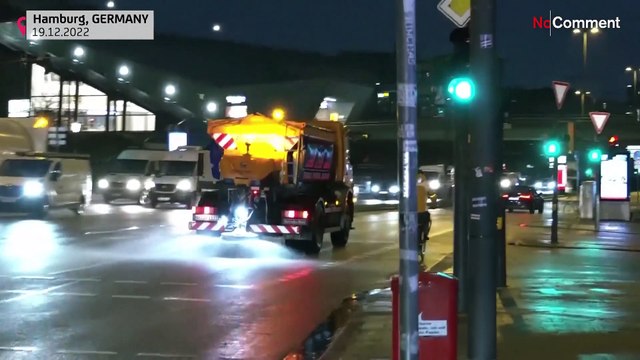 Gelo negro ameaça meios de transporte na Alemanha