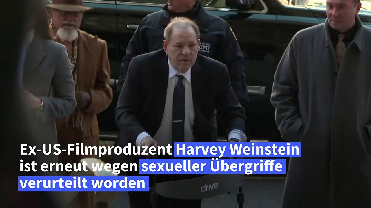 Harvey Weinstein erneut wegen Vergewaltigung schuldig gesprochen