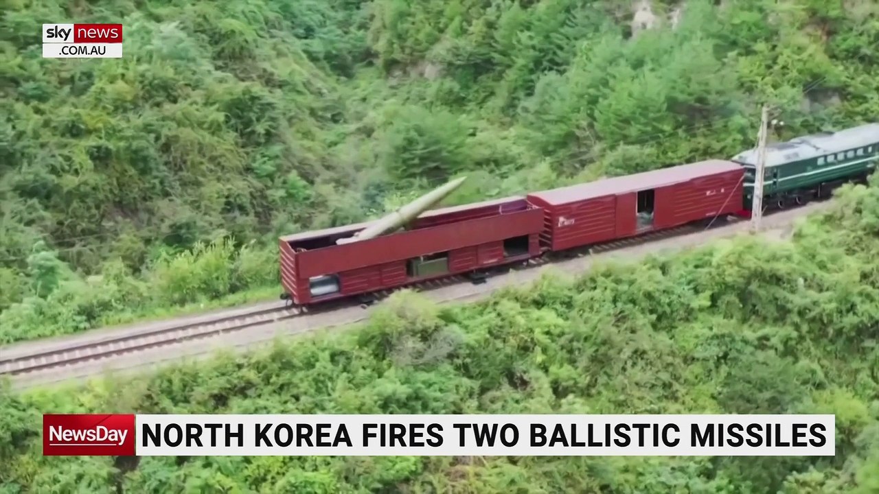 North Korea fires ballistic missiles towards the sea of Japan