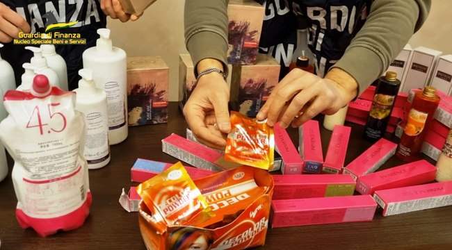 Operazione Afrodite : sequestrati milioni di cosmetici pericolosi importati dalla Cina (20.12.22)
