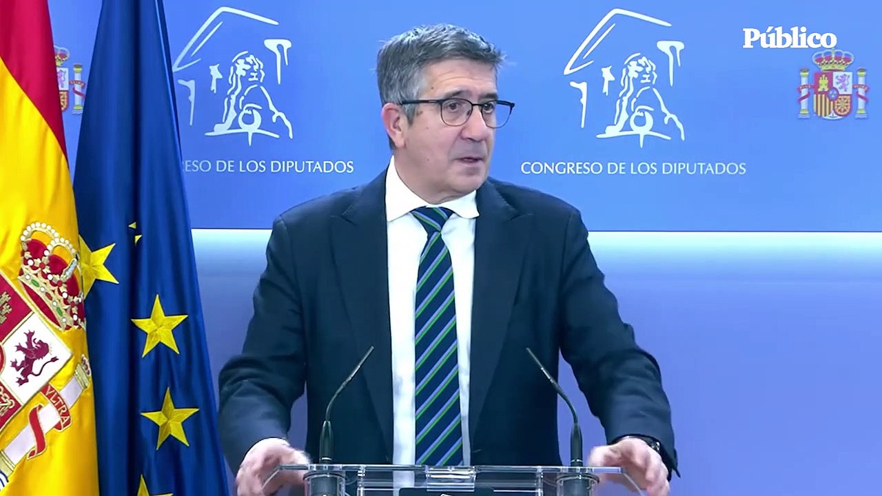Patxi López: "El PSOE acata siempre todas las sentencias y decisiones de los tribunales, pero esta decisión del TC nos parece especialmente grave"