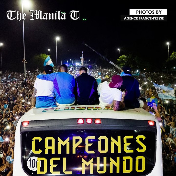 Welcome for world cup champs