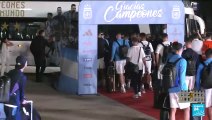 Argentine World Cup winners greet thousands in Buenos Aires