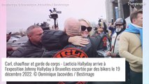 Laeticia Hallyday divine en robe noire moulante : Jalil Lespert à ses côtés pour lancer l'expo Johnny Hallyday
