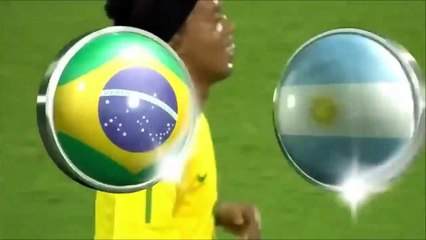 Brazil vs Argentina football match highlight