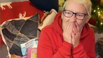 Sweet lady can't believe her daughter got her a new puppy *Heartwarming*