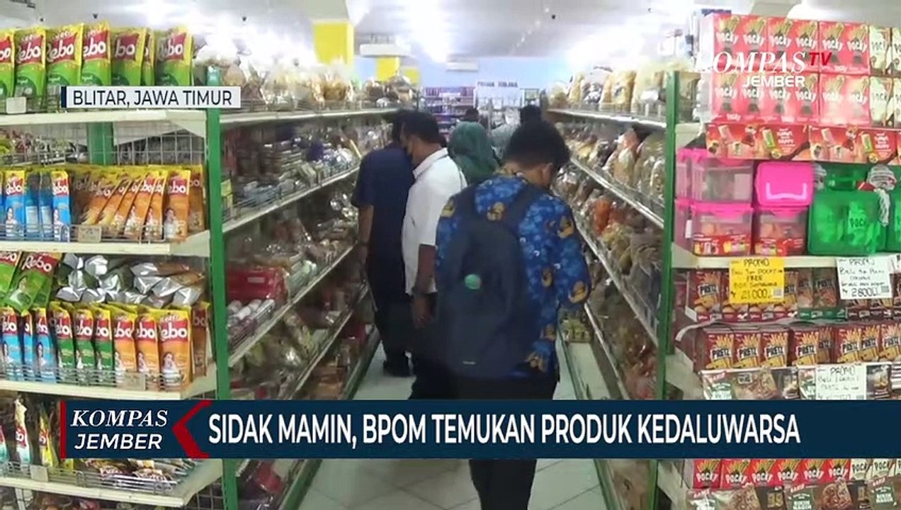SidakMamin, BPOM Temukan ProdukMakananKedaluwarsadan Rusak