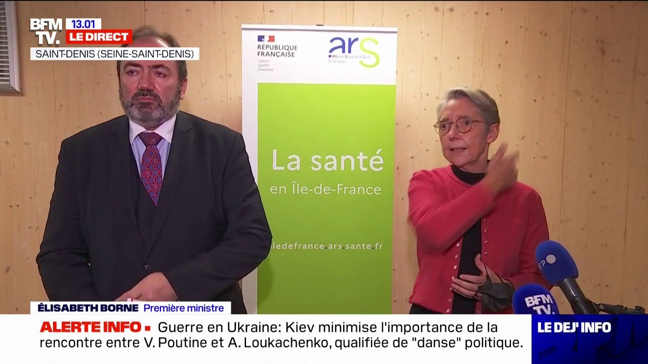 Élisabeth Borne rappelle l'importance du "port du masque dans les espaces clos" et de la "vaccination" avant les fêtes