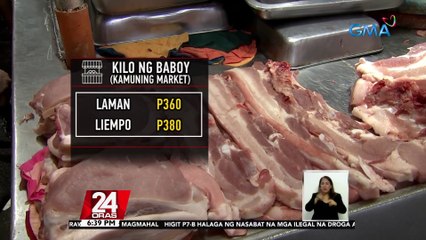 Ilang nagtitinda ng baka, manok at isda, umaaray sa matumal na benta | 24 Oras