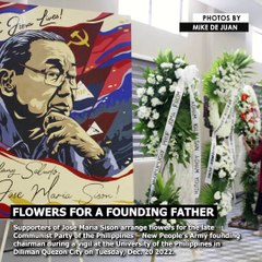 Flowers for a founding father