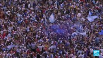 Les champions du monde sont arrivés sur le sol argentin