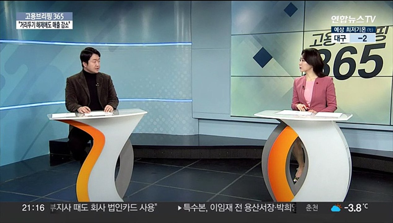 [고용브리핑365] "거리두기 해제에도 매출 감소"
