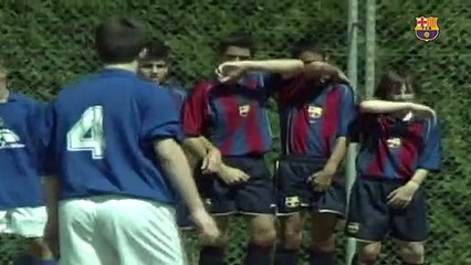 El Barça recuerda los primeros pasos de Leo Messi en La Masia / FCB